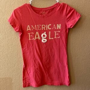 EUC: Pink American Eagle Short Sleeve T-Shirt - Size: XS